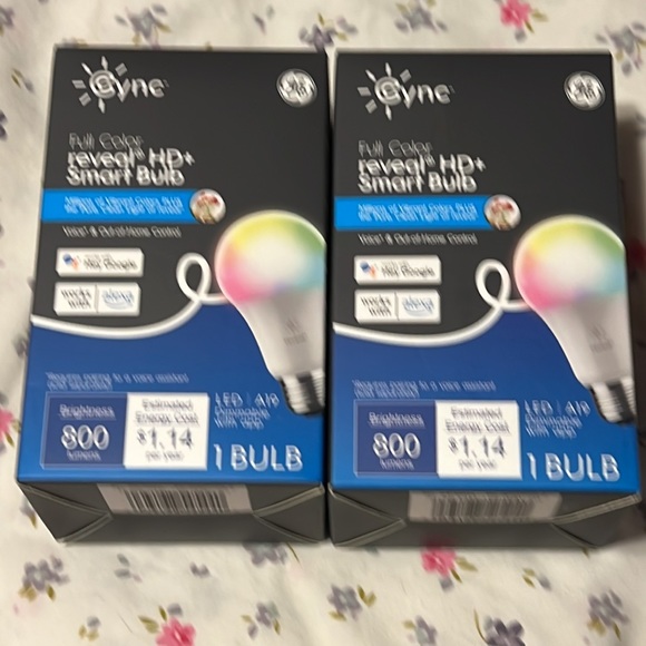 GE CYNC Reveal Smart Light Bulbs,Full Color, Bluetooth and Wi-Fi Enabled X2*NEW* - Picture 5 of 6